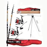 Lineaeffe Top Telesurf Full Surfcasting Combo 4.20 m 200 g Mulinelli 6000